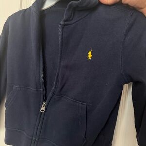 Ralph Lauren Kids Dark Blue Zip-Up Jacket